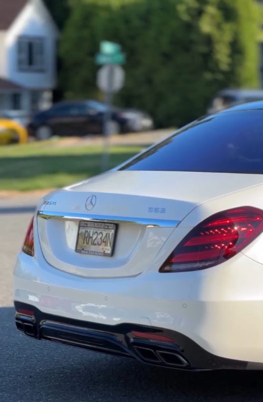 Mercedes rear exterior detail